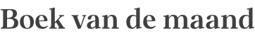 Boek van de maand