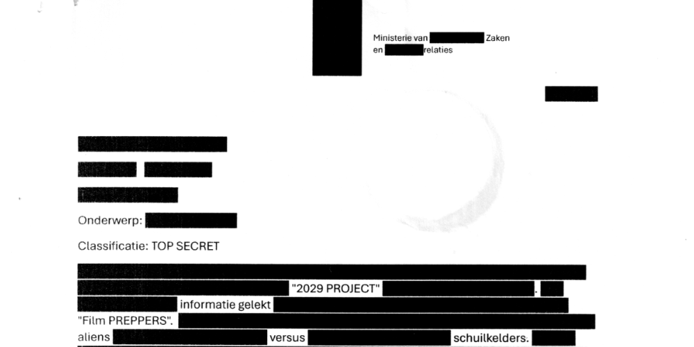 BRIEF VAN MINISTERIE